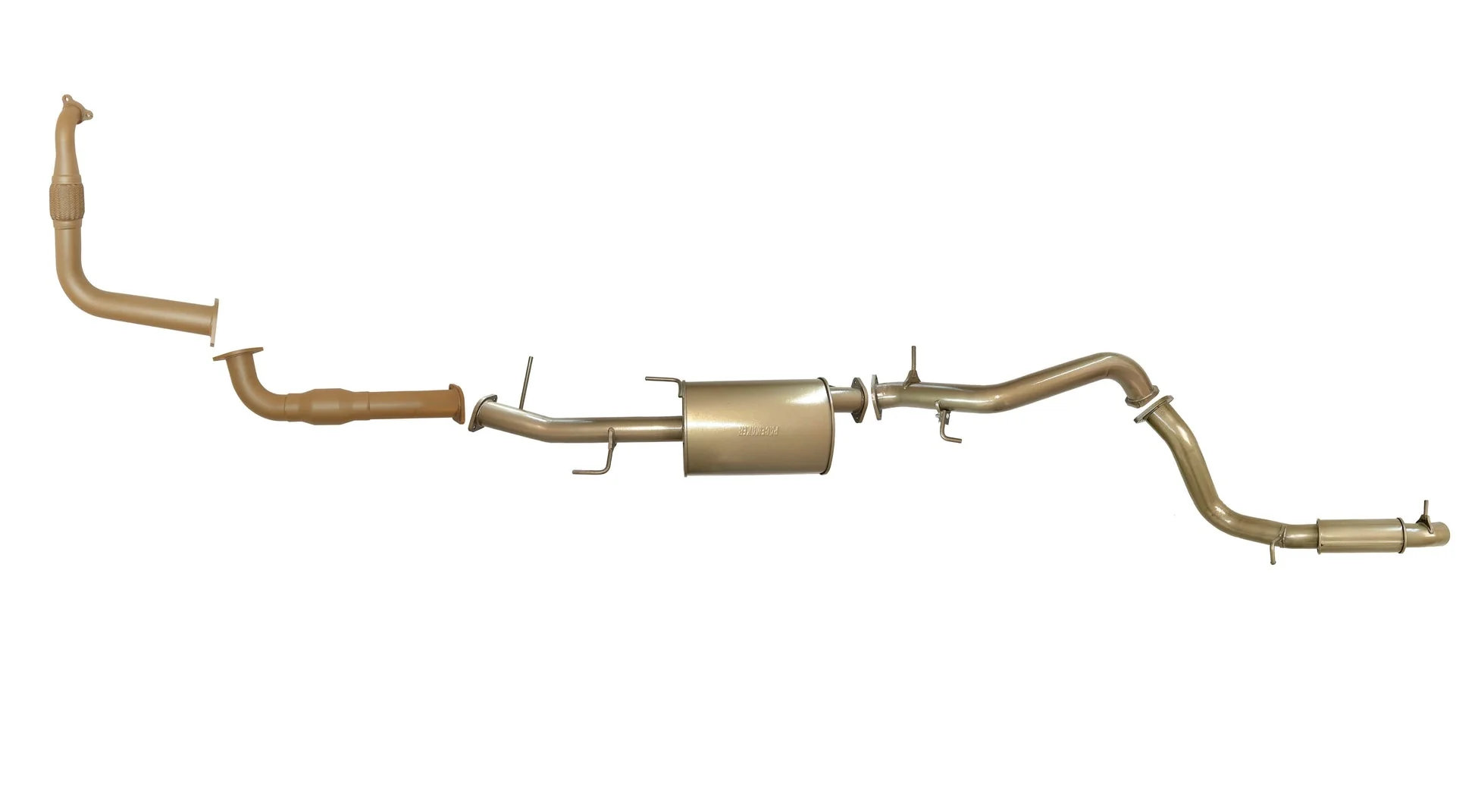 Pacemaker King Brown | 3" Turbo Back Exhaust with Cat & Muffler | Mitsubishi Pajero NT 3.2L 2008-2011 | KB9015-XCMR