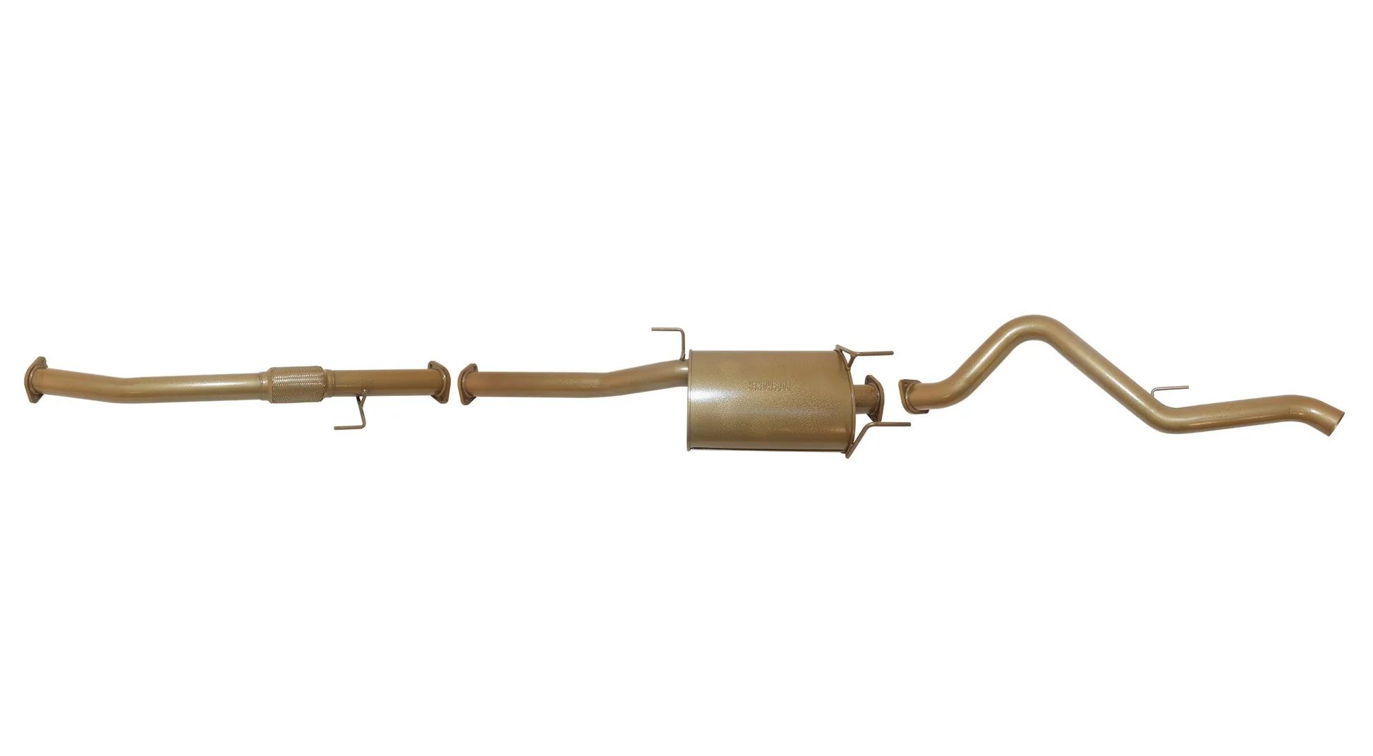 Pacemaker King Brown | Single 3" DPF Back Exhaust with Muffler | Mazda BT-50 3.0L TD 2020-2025 | KBD8020-XXMX