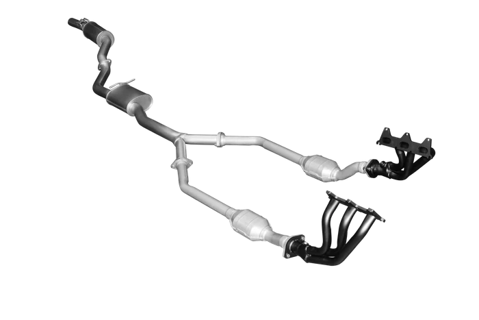 Manta | 3″ Full Exhaust System with Extractors Muffler/Muffler | Holden Commodore VZ 3.6L V6 Sedan 2004–2006