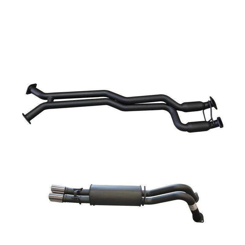 Manta | Twin 2.5″ Cat Back Exhaust System with Hotdog & Muffler | Holden Commodore VY VZ V8 1 Tonner Crewman HSV Avalanche Ute 2003–2006