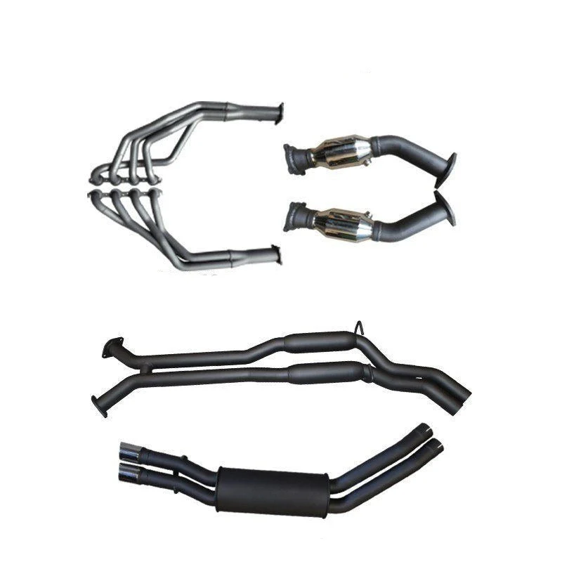 Manta | Twin 2.5″ Full Exhaust System with Extractors Hotdog/Muffler | Holden Statesman Caprice WK WL 5.7L V8 LWB Sedan 2003–2006