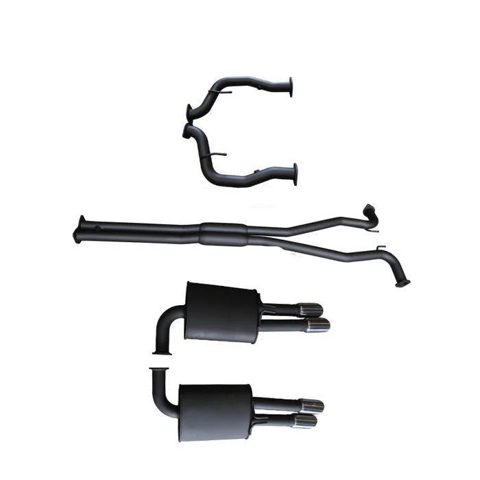 Manta | Twin 2.5″ Cat Back Exhaust System with Hotdog/Muffler | Holden Statesman Caprice WM WN V8 6.0L LWB Sedan 2006–2017