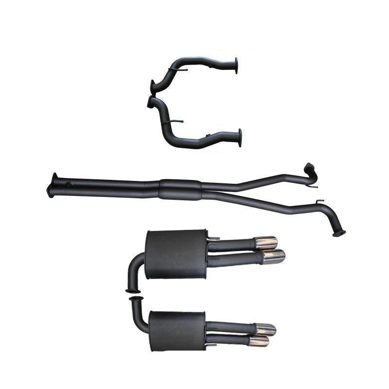 Manta | Twin 2.5″ Catback Exhaust Hotdog/Muffler | HSV Grange WM V8 6.0L 6.2L LWB Sedan 2006–2013 – Aluminised Steel