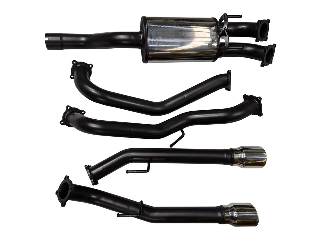Outlaw 4x4 - RAM DS 1500 5.7L V8 HEMI 2018 - ON Catback Exhaust System with Twin 4" Shadow Chrome Tips