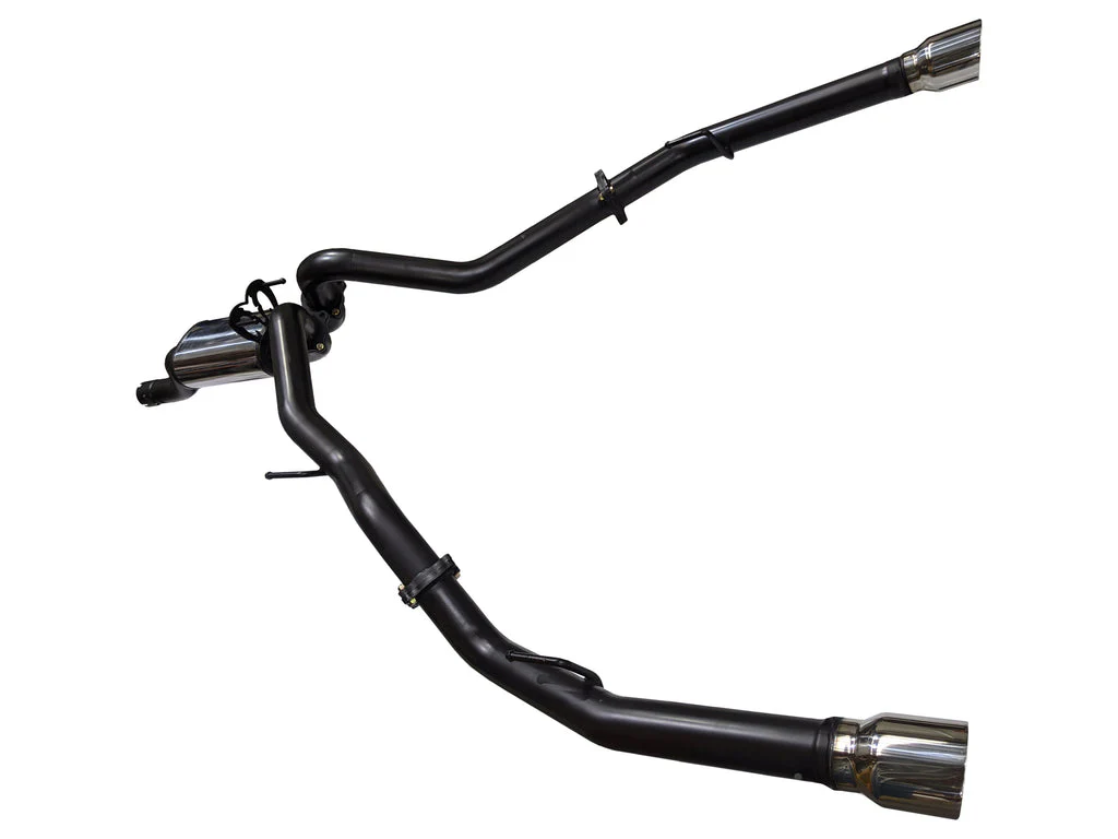 Outlaw 4x4 - RAM DS 1500 5.7L V8 HEMI 2018 - ON Catback Exhaust System with Twin 4" Shadow Chrome Tips - Image 2