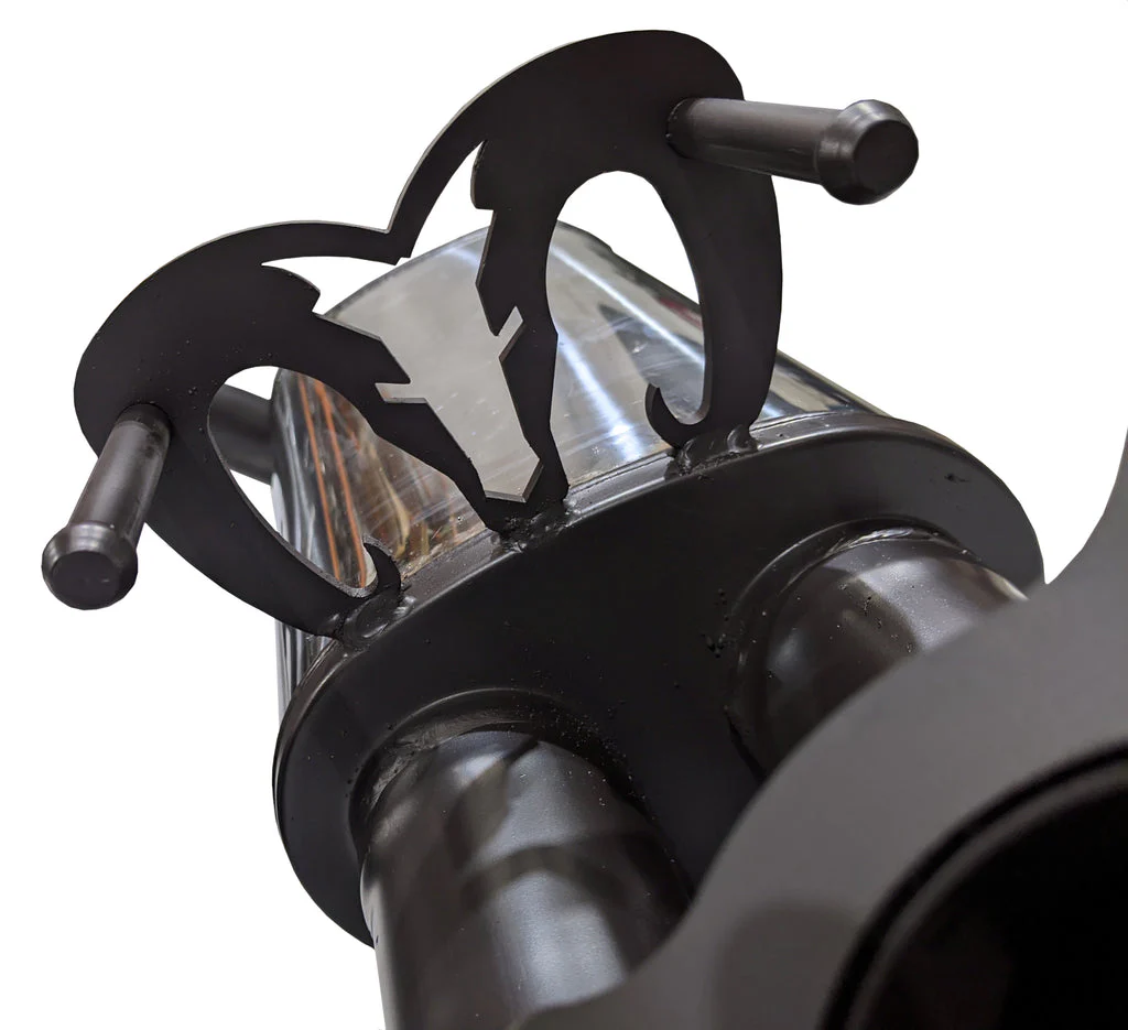 Outlaw 4x4 - RAM DS 1500 5.7L V8 HEMI 2018 - ON Catback Exhaust System with Twin 4" Shadow Chrome Tips - Image 3