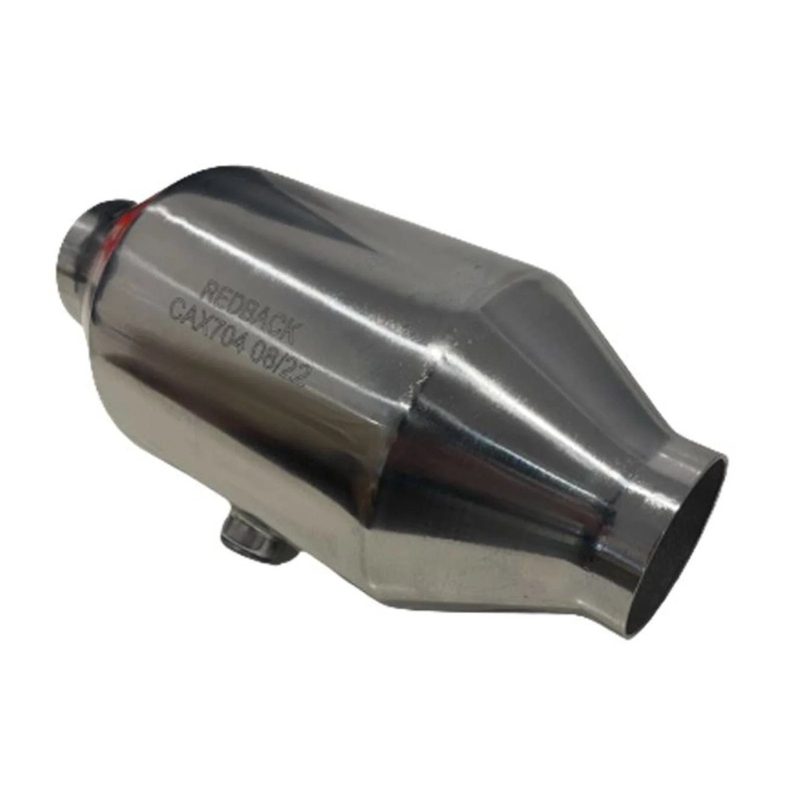 Redback - 2 1/2" Ceramic Universal Catalytic Converter Centre/Centre Wide Body Round Petrol Euro 6 - Image 2