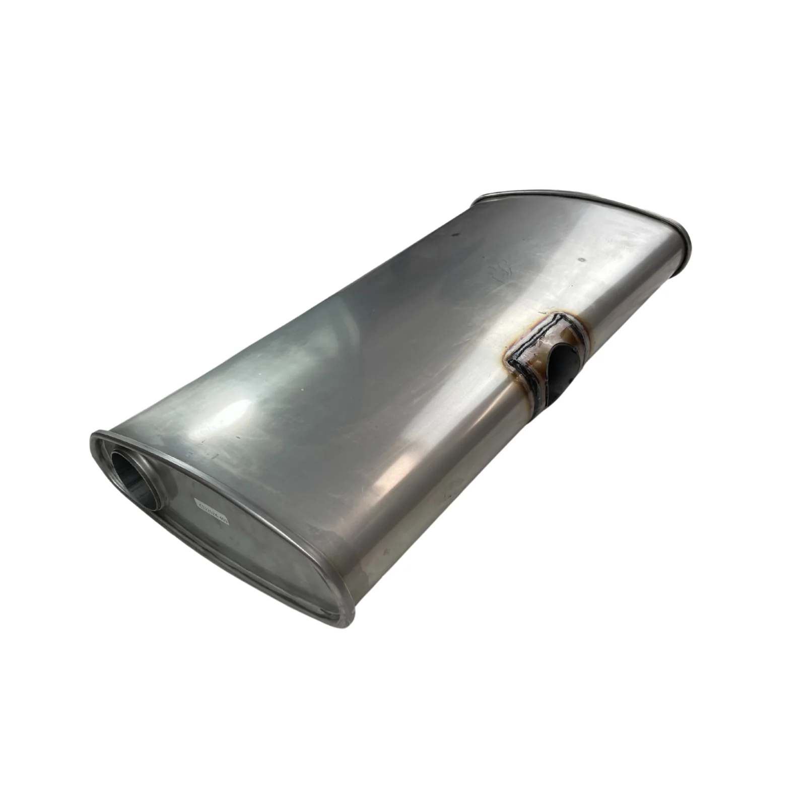 Redback - 2.25" East-West Muffler C/TT 24"x12"x4" Oval 409 Stainless Steel
