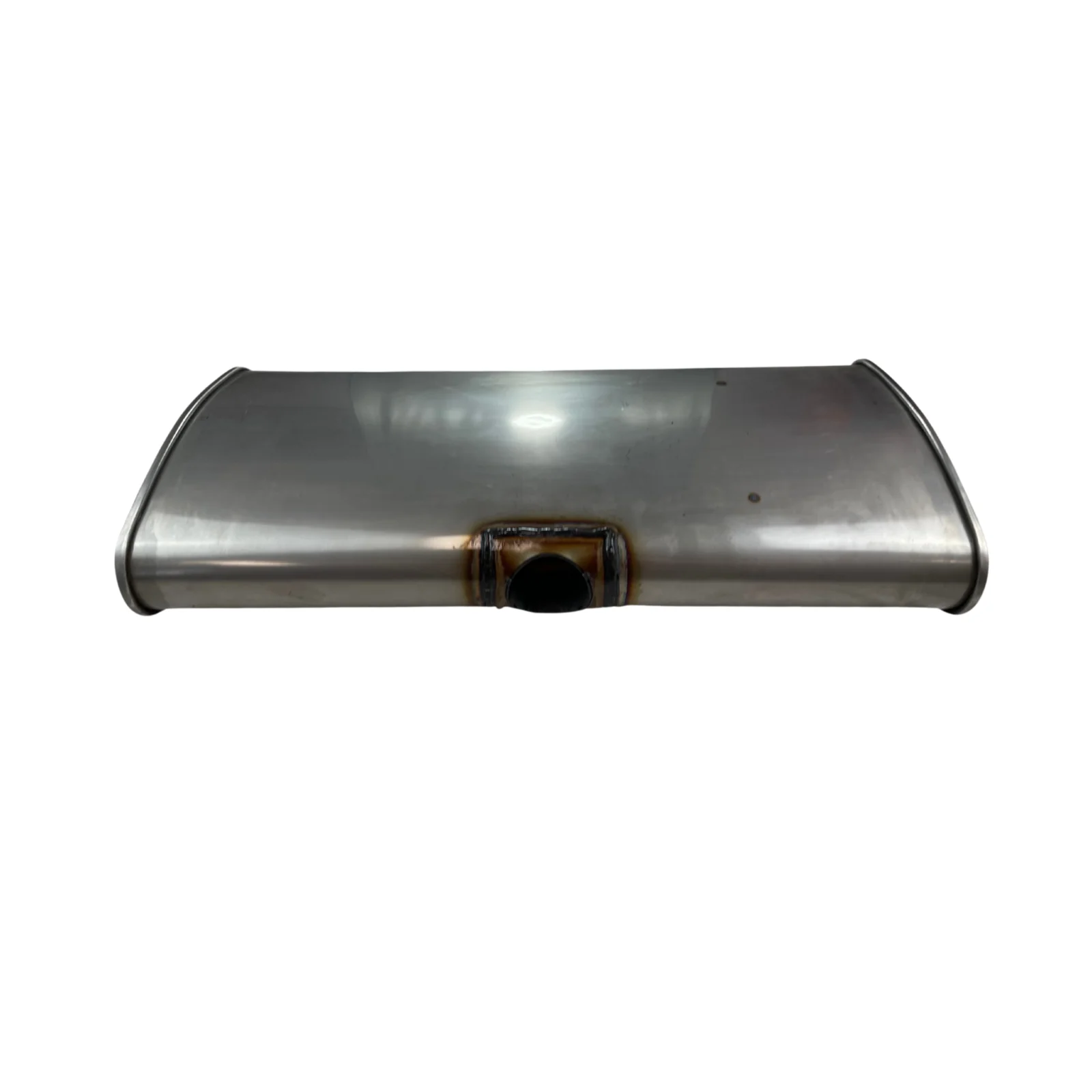 Redback - 2.25" East-West Muffler C/TT 24"x12"x4" Oval 409 Stainless Steel - Image 3