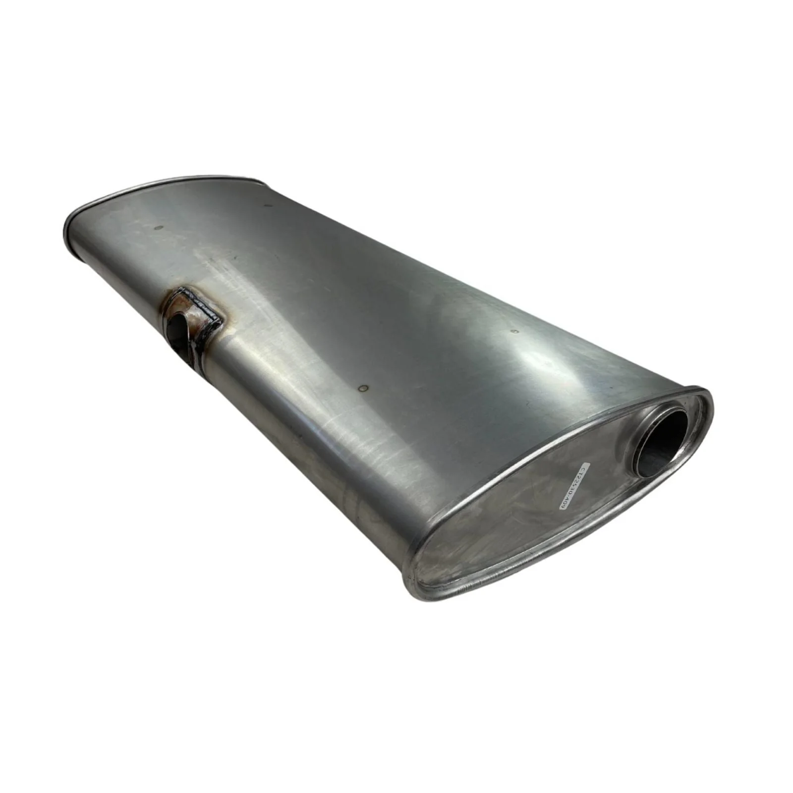 Redback - 2.25" Muffler Centre/Centre 30x12x4 Oval 409 Stainless Steel