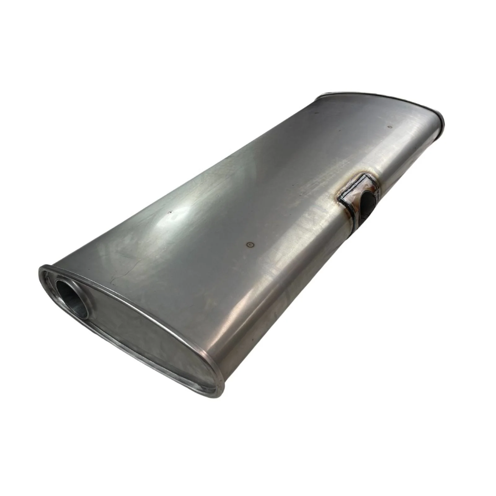 Redback - 2.25" Muffler Centre/Centre 30x12x4 Oval 409 Stainless Steel - Image 2