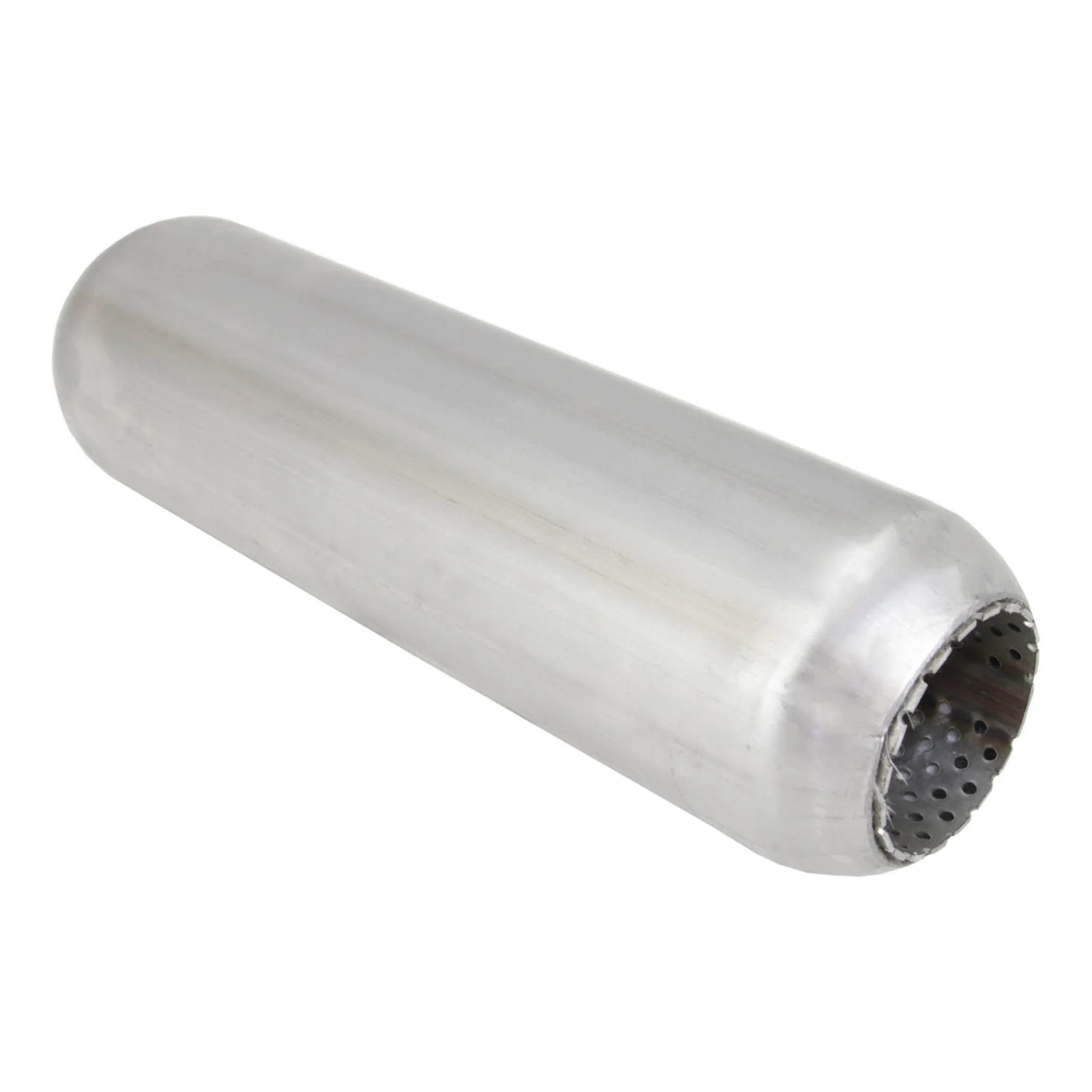 REDBACK | 3.5" Round Hotdog Resonator 409 Stainless 15" Long 2.5" ID | HD15250P-409