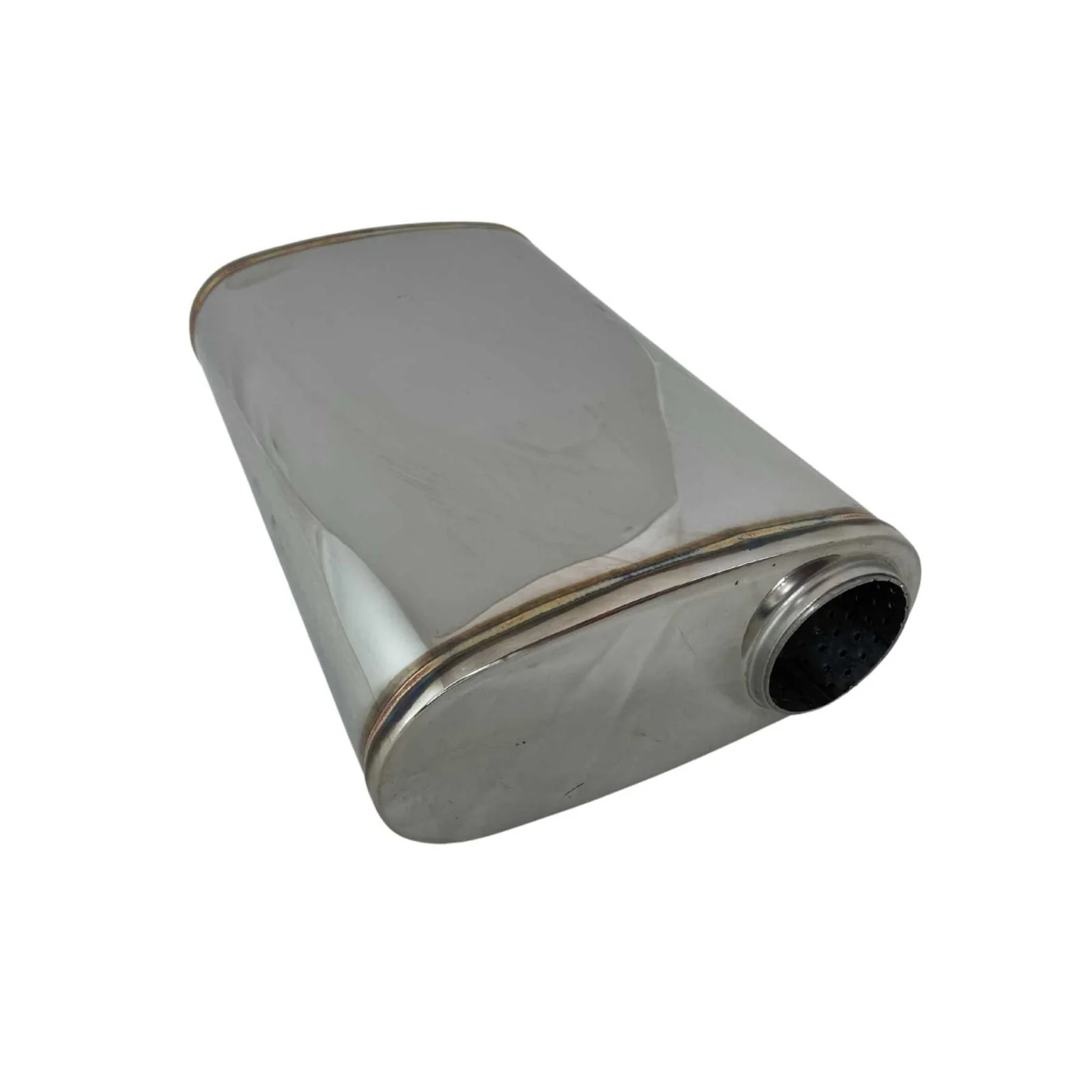 REDBACK | 304 Stainless Megaflow Sports Muffler 9"x4" Oval 14" Long 2.5" ID | STR7750-304N - Image 2