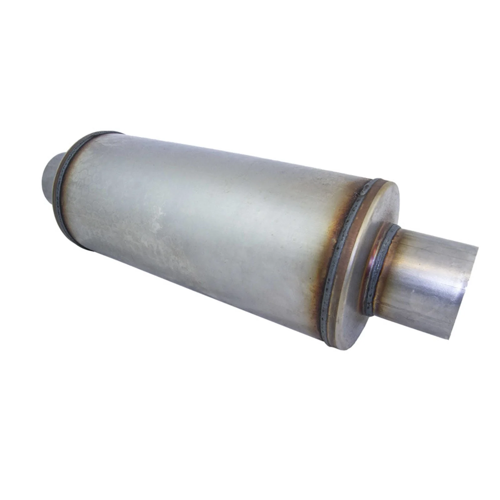 REDBACK | Mega Power Megaflow Sports Muffler 409 Stainless 6" Round 14" Long 2.5" ID | STR8213-409 - Image 5
