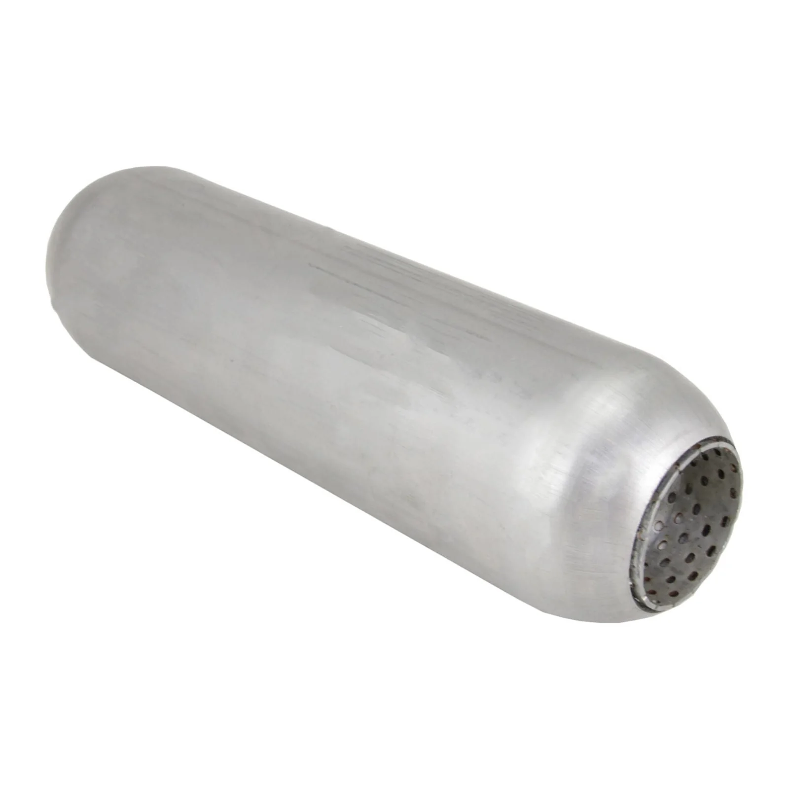 REDBACK | 409 Stainless Steel Hotdog Resonator 3.5" Round 12" Long 2" ID | HD12200P-409