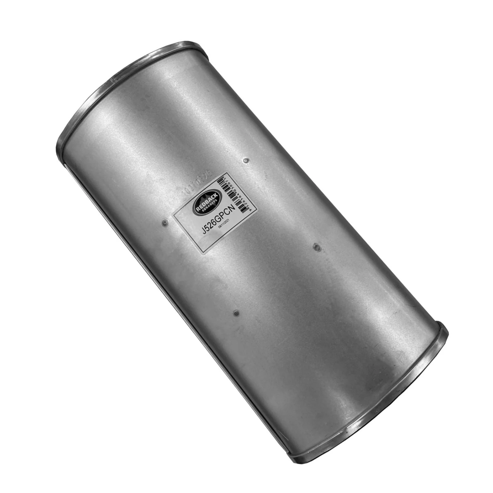 REDBACK | Glass Packed Oval Chambered Muffler 8"x4" 14" Long 2" ID | J526GPCN