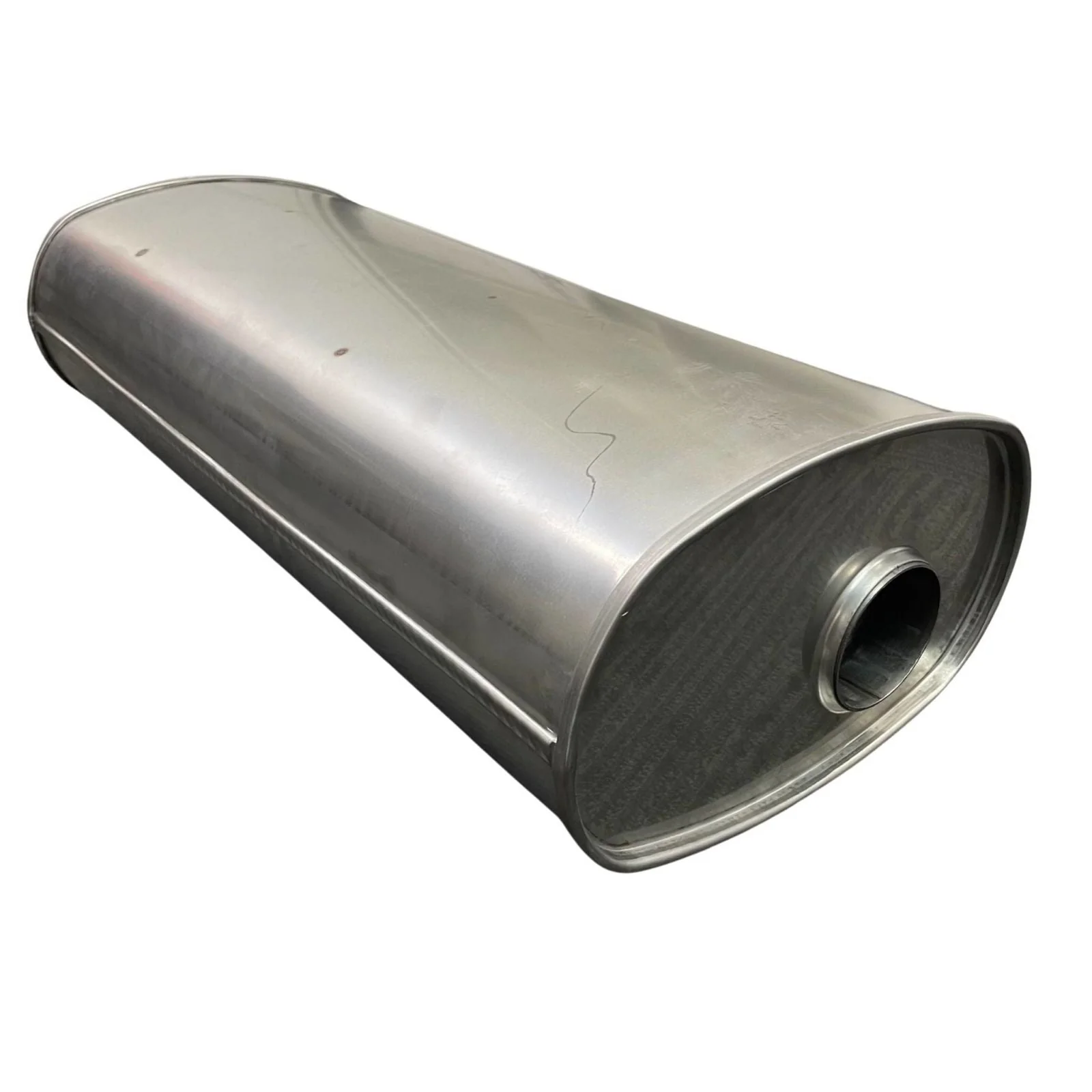 REDBACK | Anti-Drone Straight Through Performance Muffler 12"x8" Oval 28" Long 3" ID | H859TBN - Image 2