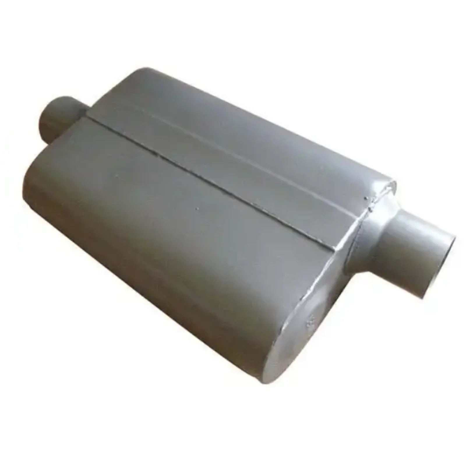 REDBACK | 3" ID Race Muffler 9"x4" Oval 14" Long Fully Welded Offset/Centre | RM002-76