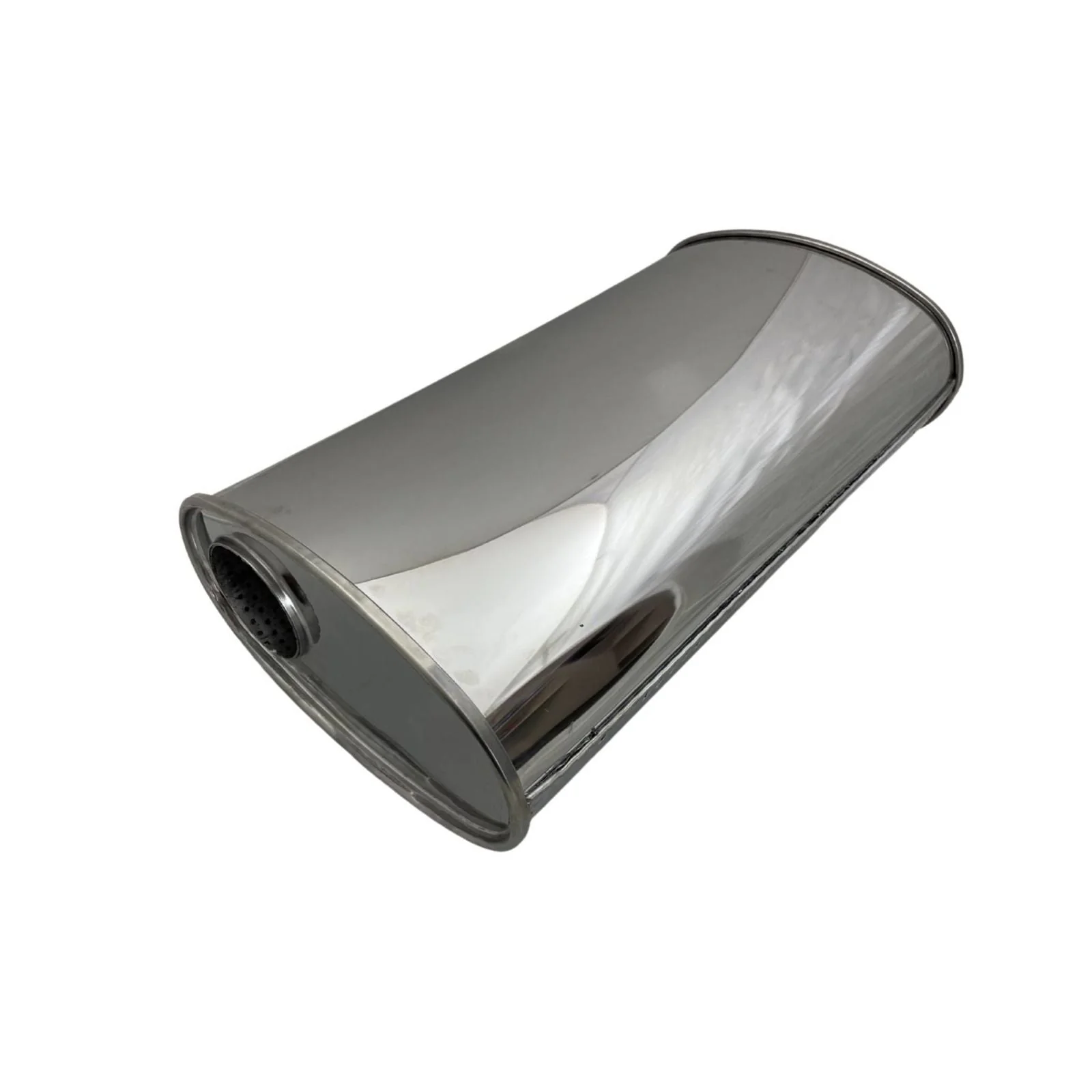 Redback - 3" Muffler O/C 20"x11"x6" Oval 430 Stainless Steel - Image 2