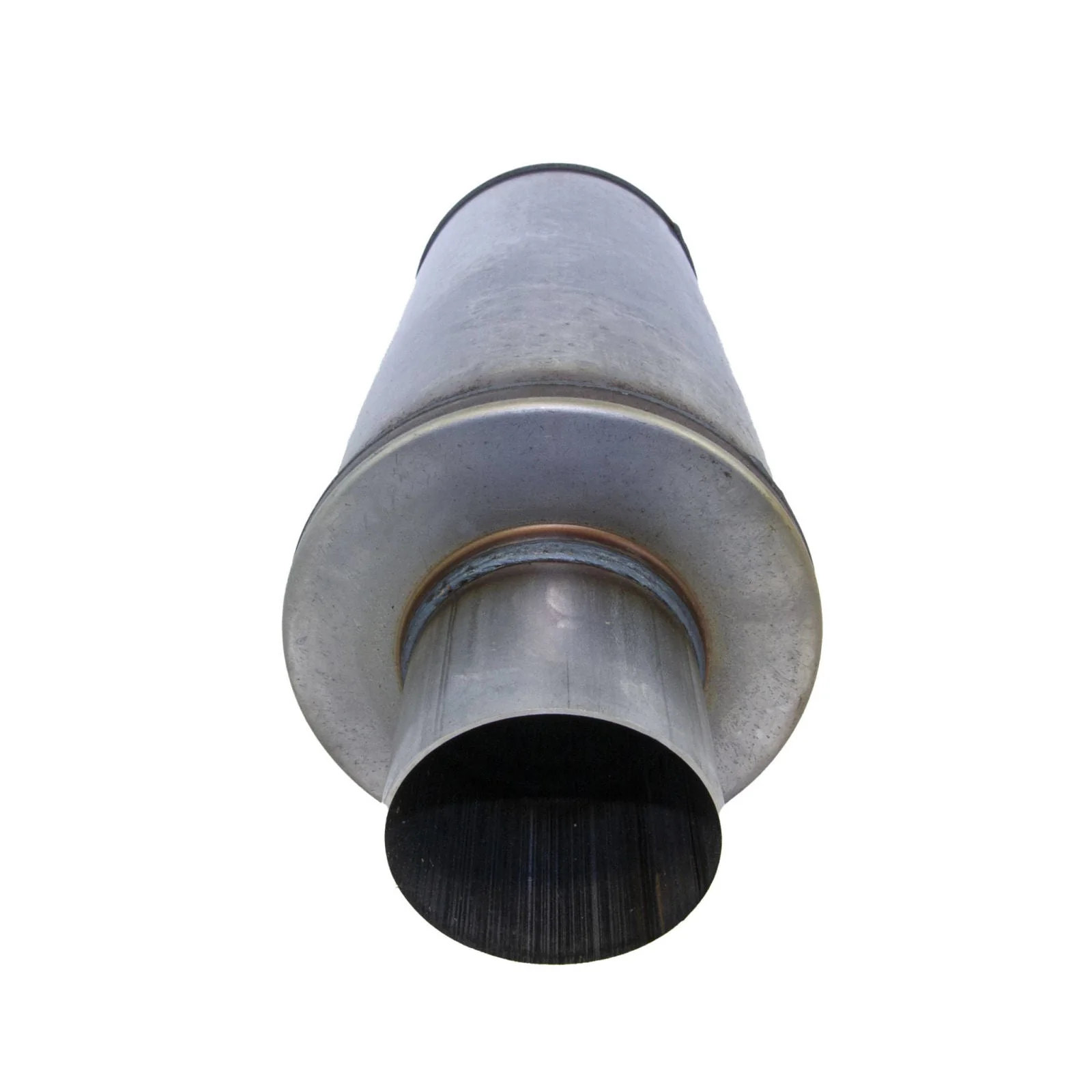 REDBACK | 6" Round Megaflow Performance Muffler 409 Stainless 14" Long 3" ID | STR8216-409 - Image 4