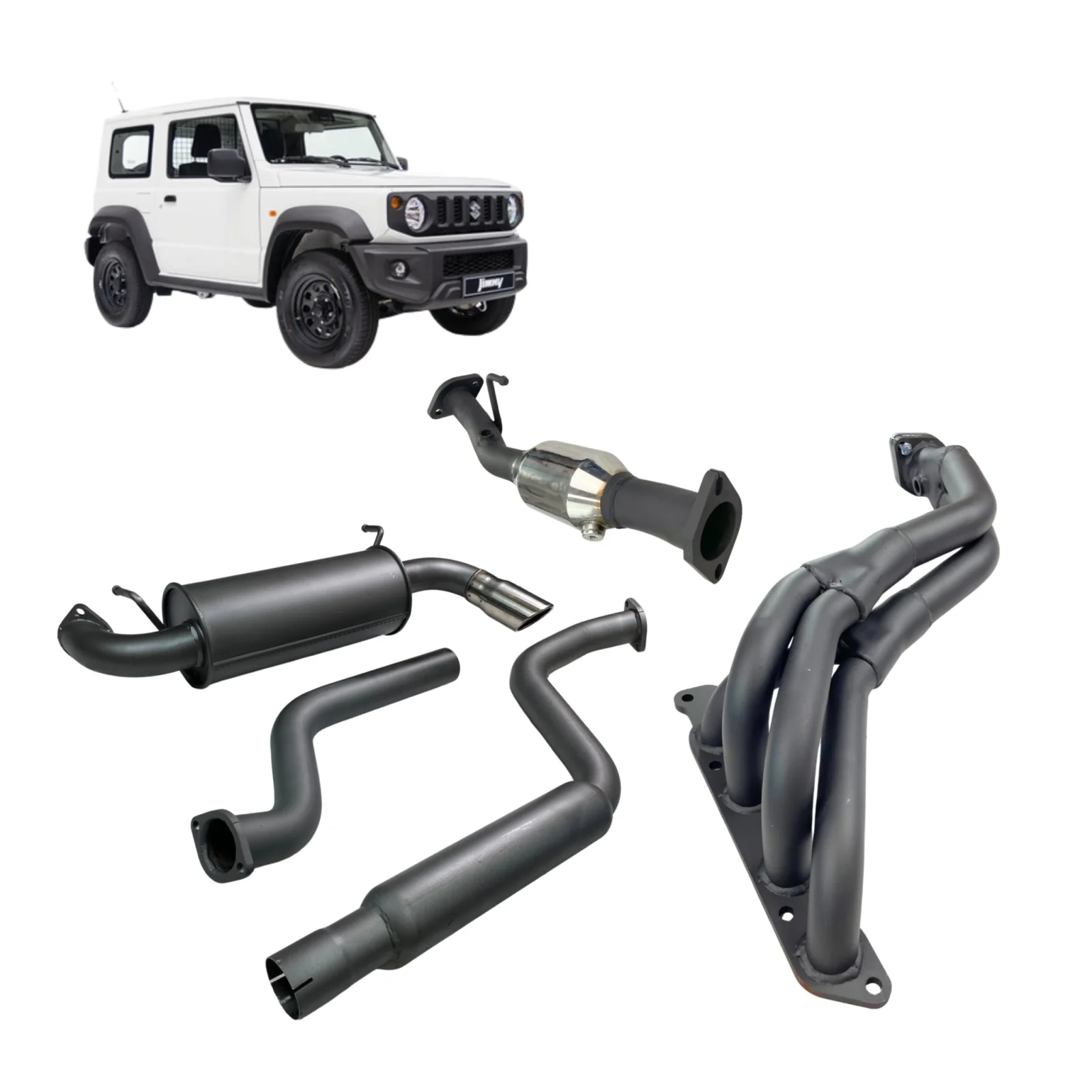 REDBACK EXTREME DUTY | 2.5" Catback Exhaust System | Suzuki Jimny 3 Door 1.5L | SJX70100-CM