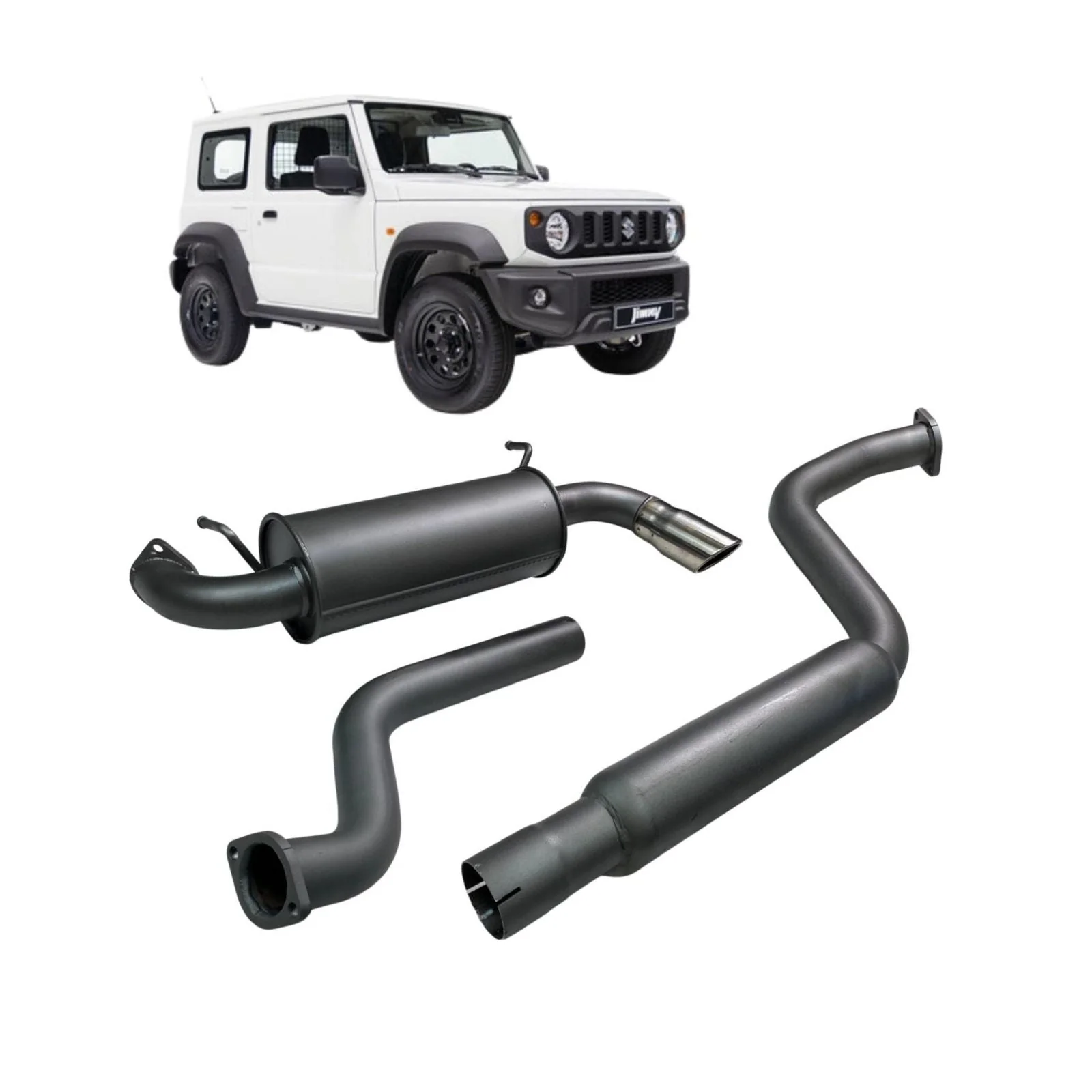 REDBACK EXTREME DUTY | 2.5" Catback Exhaust System | Suzuki Jimny 3 Door 1.5L | SJX70100-CM - Image 4