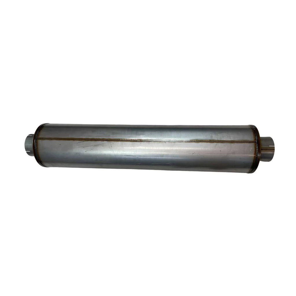 REDBACK | 5" ID Megaflow Performance Truck Muffler 10" Round 44" Long 409 Stainless | TR1044500GP-409 - Image 3