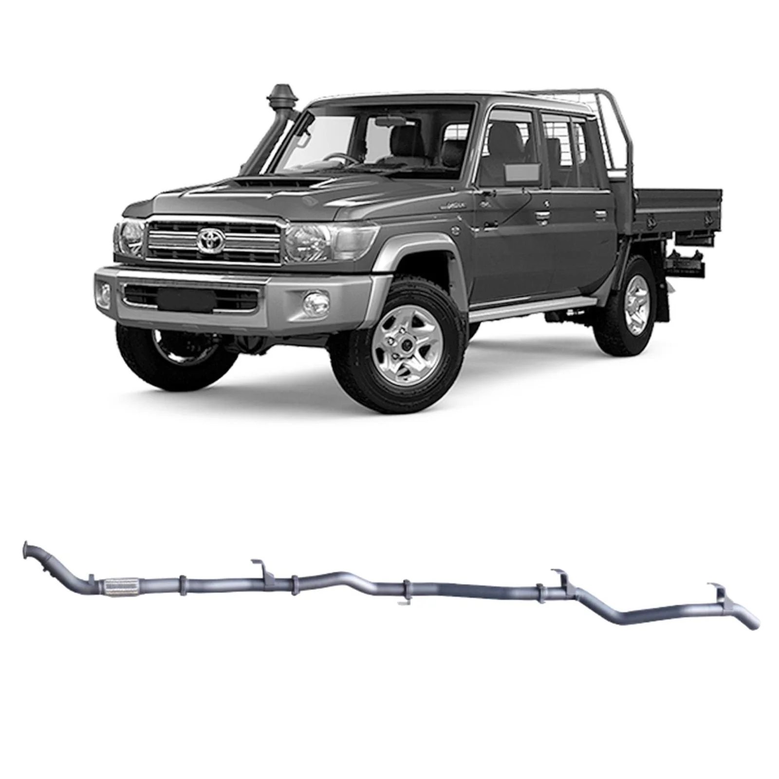 Redback Extreme Duty - Nissan Patrol GU (2000 - 2016) 3.0L Performance Exhaust - Image 2