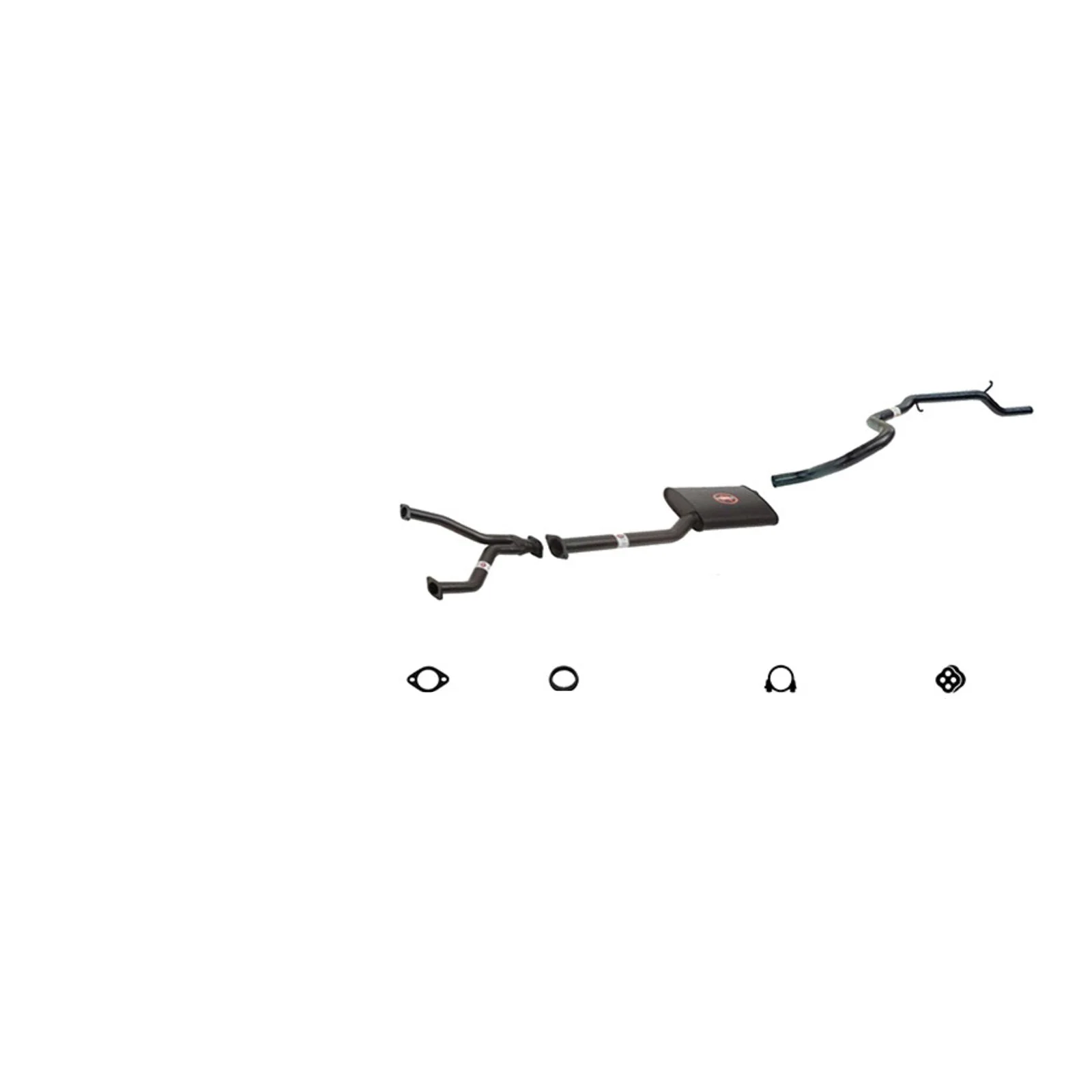 REDBACK | 2.5" Cat Back Performance Exhaust | Ford Falcon Fairmont EB ED EF EL AU 1991–2002 | K-RPM15738