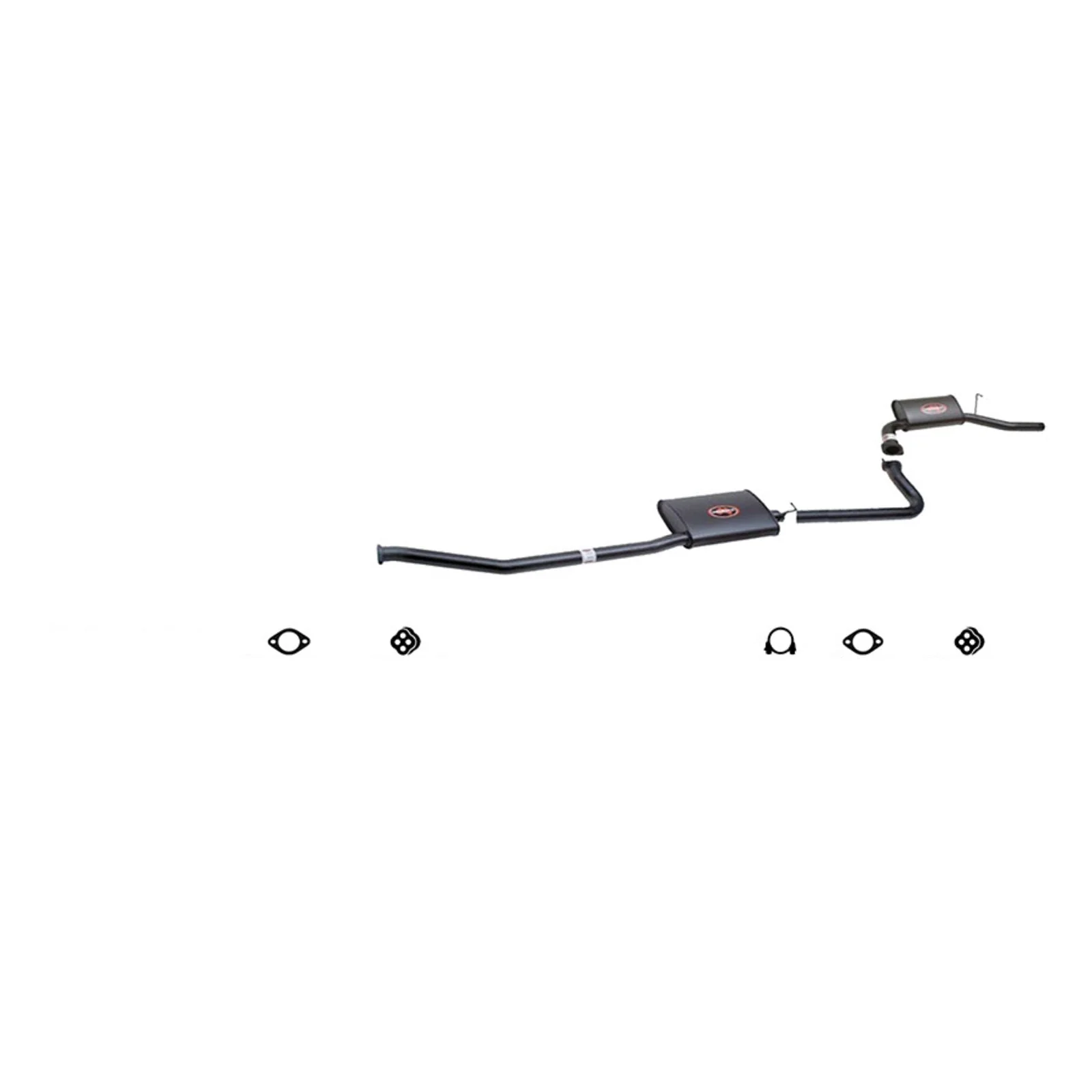 REDBACK | 2.5" Cat Back Exhaust System IRS | Ford Falcon Fairmont AU Sedan 1998–2002 | K-RPM15734