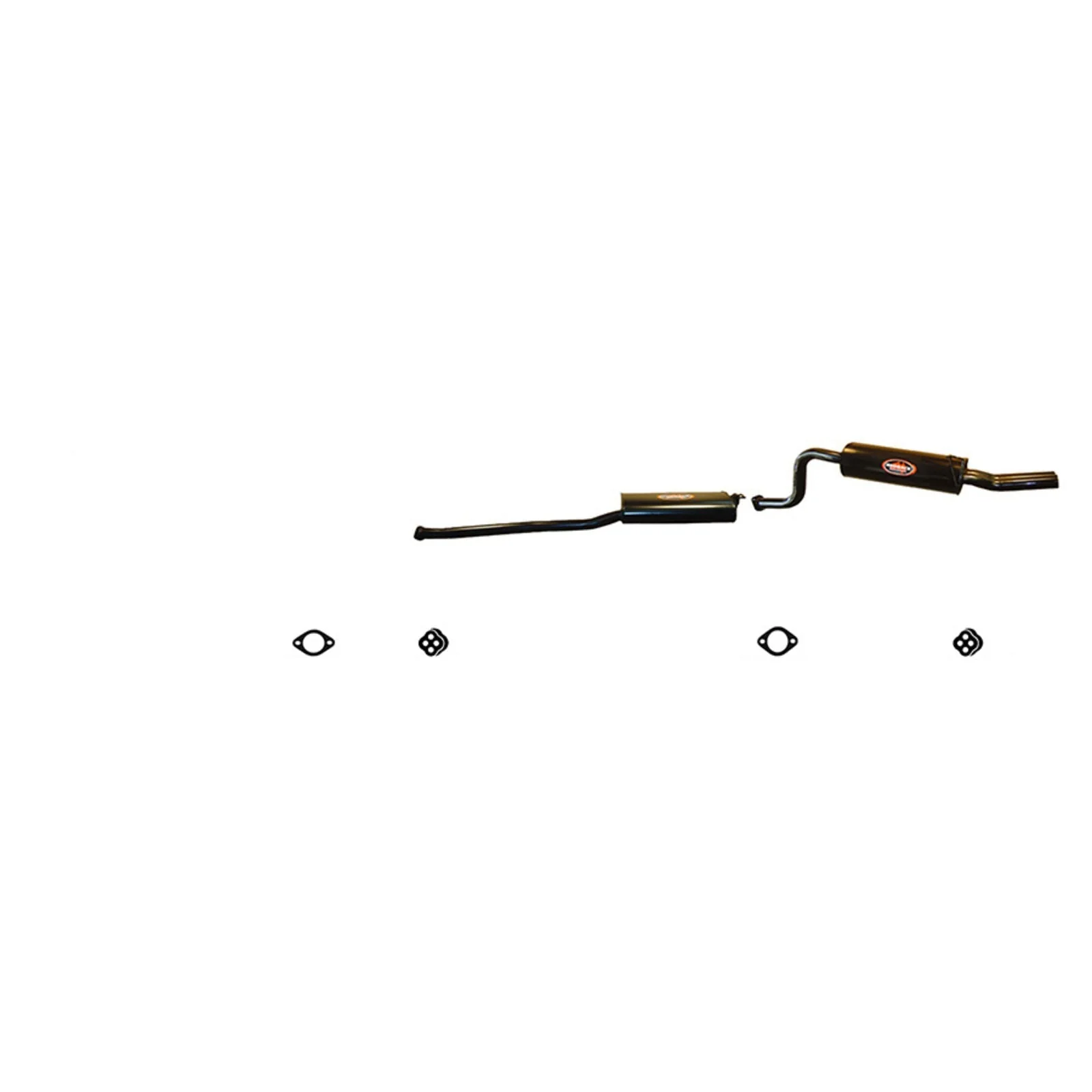 REDBACK | 2.5" Cat Back Exhaust System Dual Outlet | Ford Falcon BA BF Ute Cab Chassis 4.0L 2002–2008 | K-RPM15733