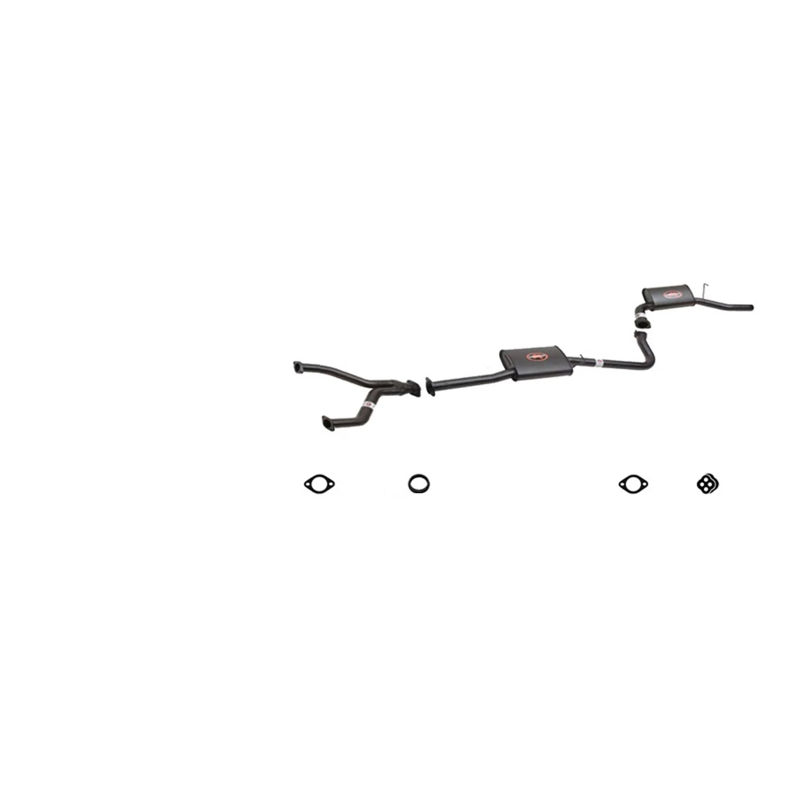 REDBACK | 2.5" Cat Back Exhaust System Single Outlet | Ford Falcon Fairmont AU 5.0L V8 IRS 1998–2002 | K-RPM15735