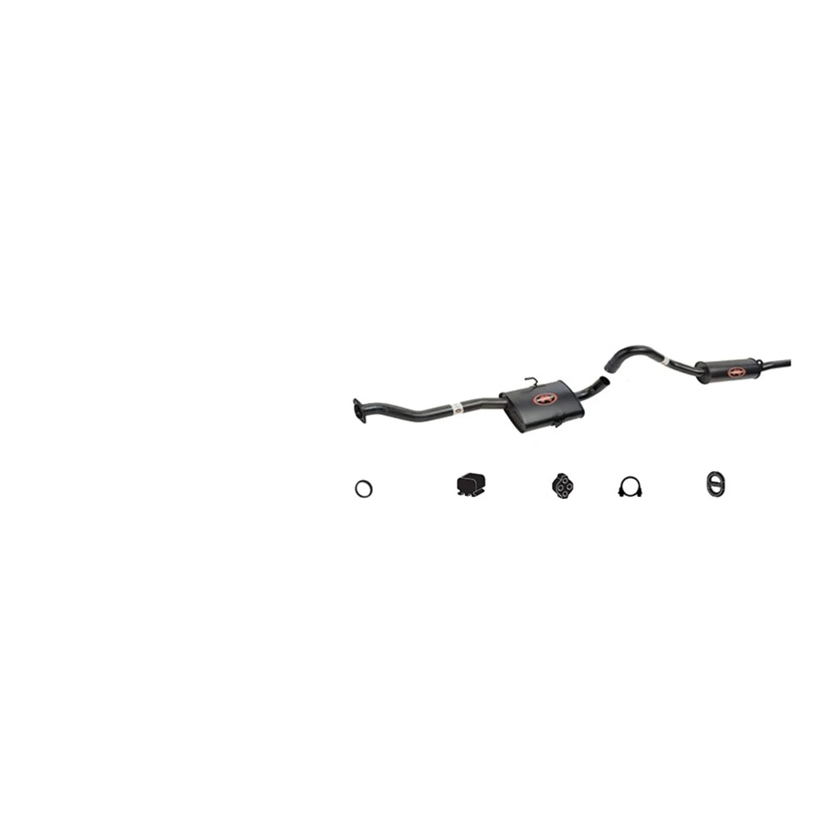 REDBACK | 2.5" Cat Back Exhaust System | Holden Commodore VB-VS Sedan Solid Axle 1978–1997 Yest range | K-RPM15702