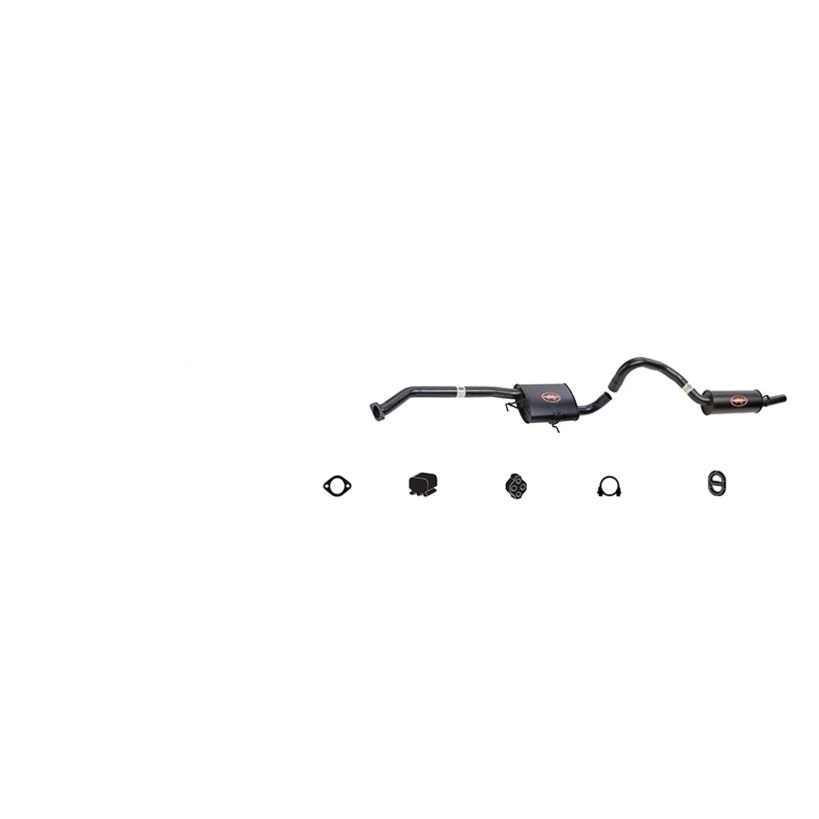 REDBACK | 2.5" Performance Cat Back Exhaust System | Holden Commodore VN VP VR VS VG Wagon Ute 1988-2000 | K-RPM15634