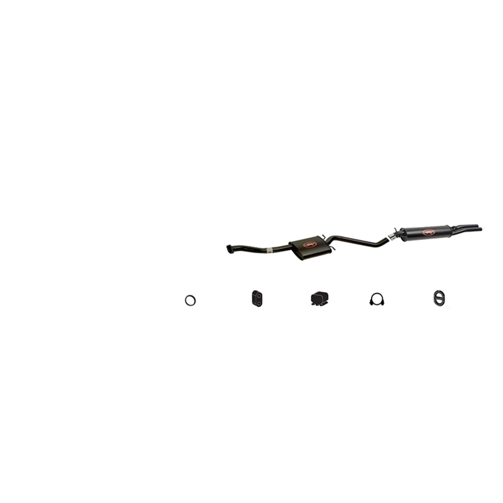 REDBACK | 2.5" Cat Back Exhaust | Holden Commodore Calais VS 1995–1997 | K-RPM15706