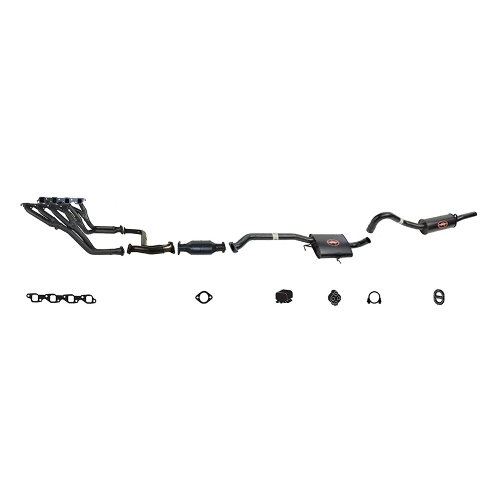 REDBACK | 2.5" Exhaust System | Holden VB-VS Commodore & Calais Solid Axle | K-RPM15682