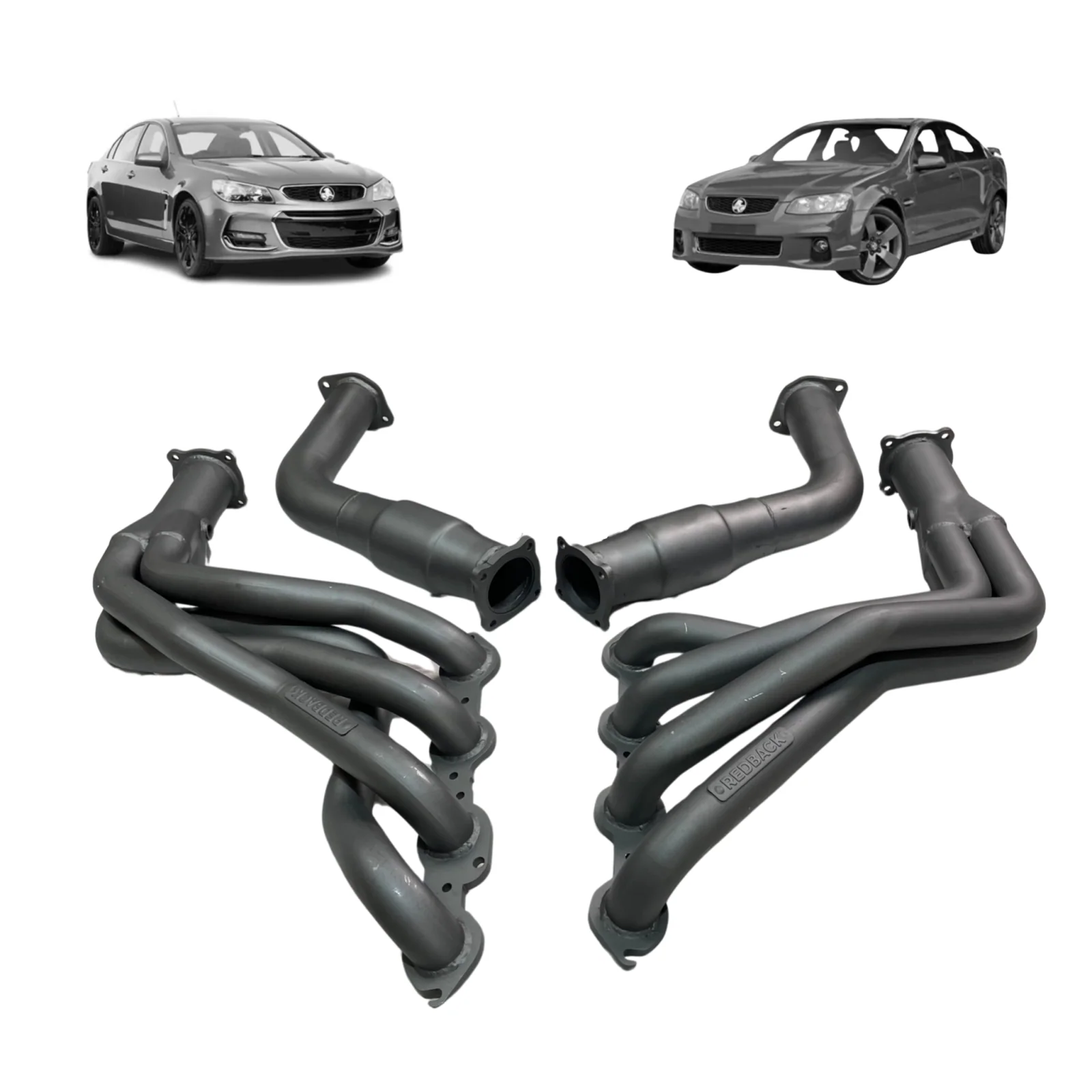 REDBACK - Holden Commodore VE, VF V8 Extractors 1 7/8" Primaries 3" Outlet with Cats - Image 2