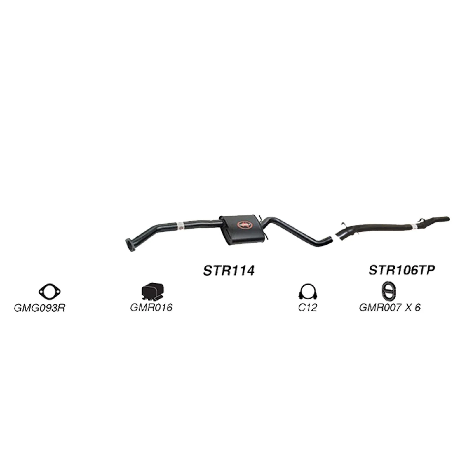 REDBACK - Holden Statesman (1990 - 1995), Caprice (1994 - 1995) 2.5" Catback Exhaust