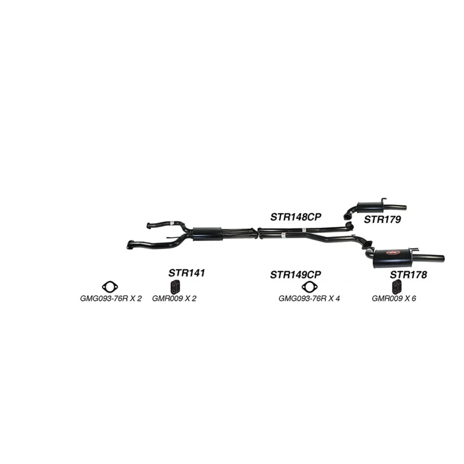 REDBACK - Holden Commodore VE/VF (2006 - 2017) V8 Ute 3" Dual Exhaust System