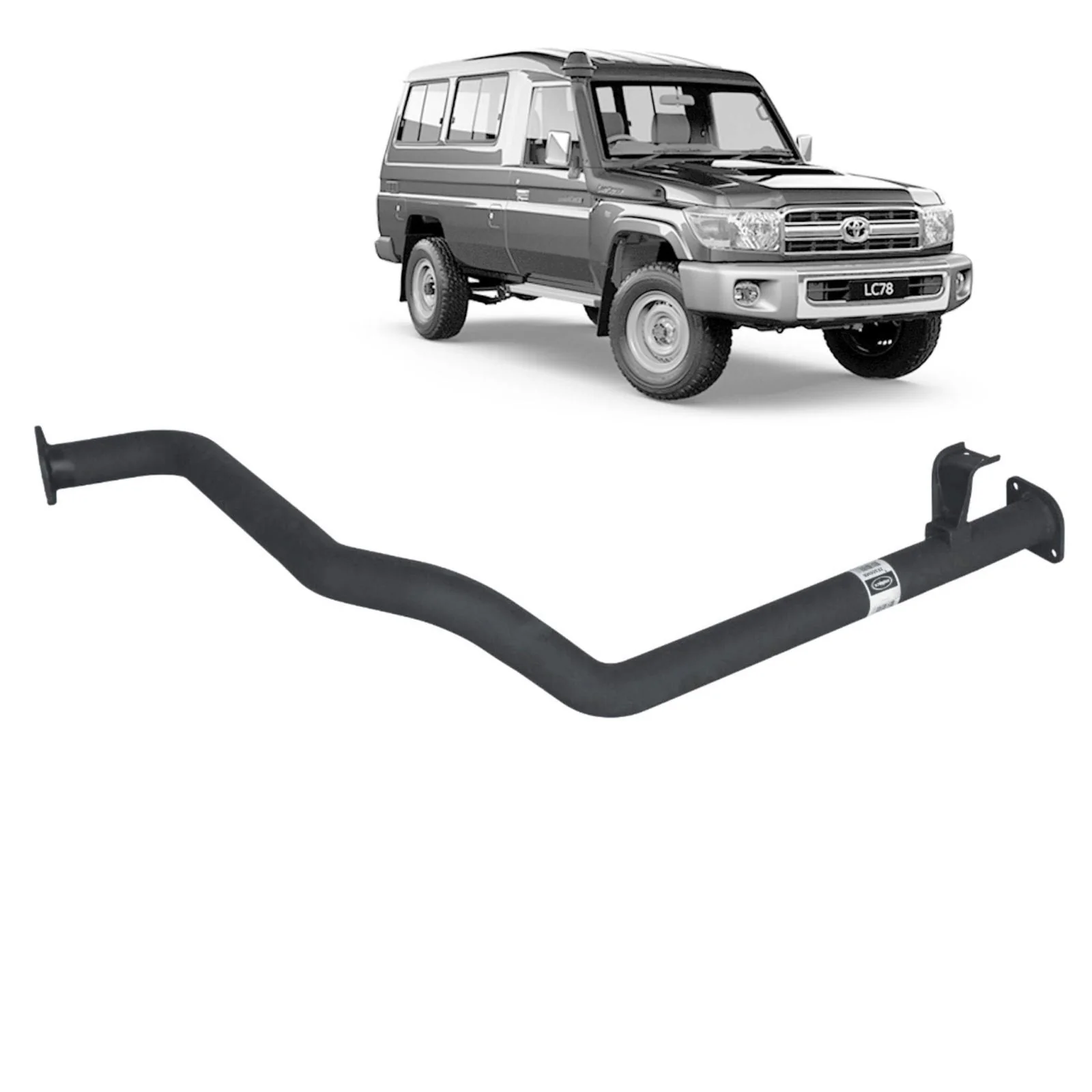 REDBACK - Toyota Landcruiser 75, 78 Series (1984 - 2007) 4.2L 1HZ Performance Headers and Exhaust - Image 3