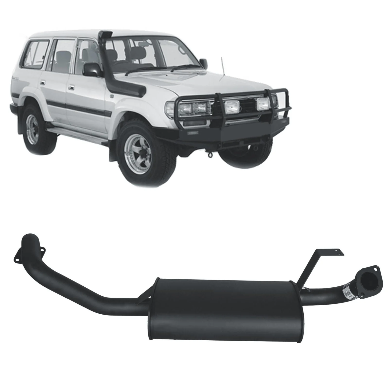 REDBACK - Toyota Landcruiser 80 Series (4.5L FZ) Performance Headers and Exhaust - Image 4