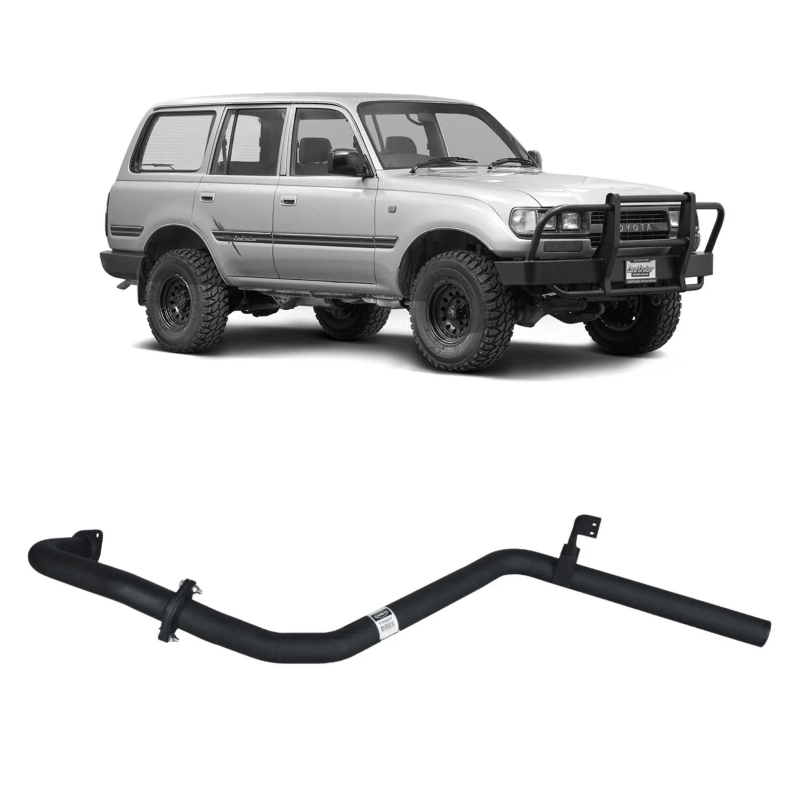 REDBACK - Toyota Landcruiser 80 Series Wagon (1990 - 1997) 4.2L 1HZ & 4.5L FZ Performance Exhaust - Image 3