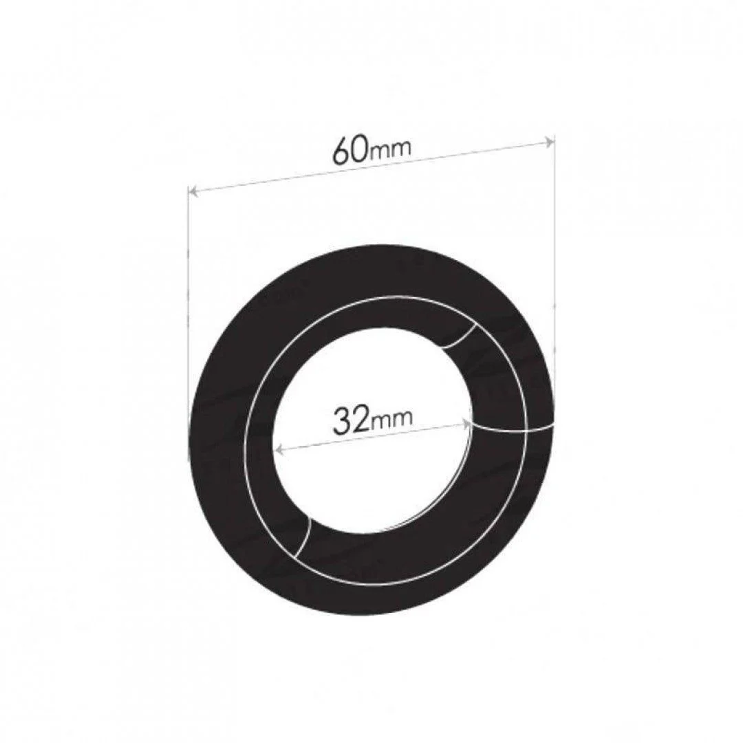 Exhaust Rubber - Universal Ring Rubber Inside Diameter (32mm), Outside Diameter (60mm), Medium - Image 2