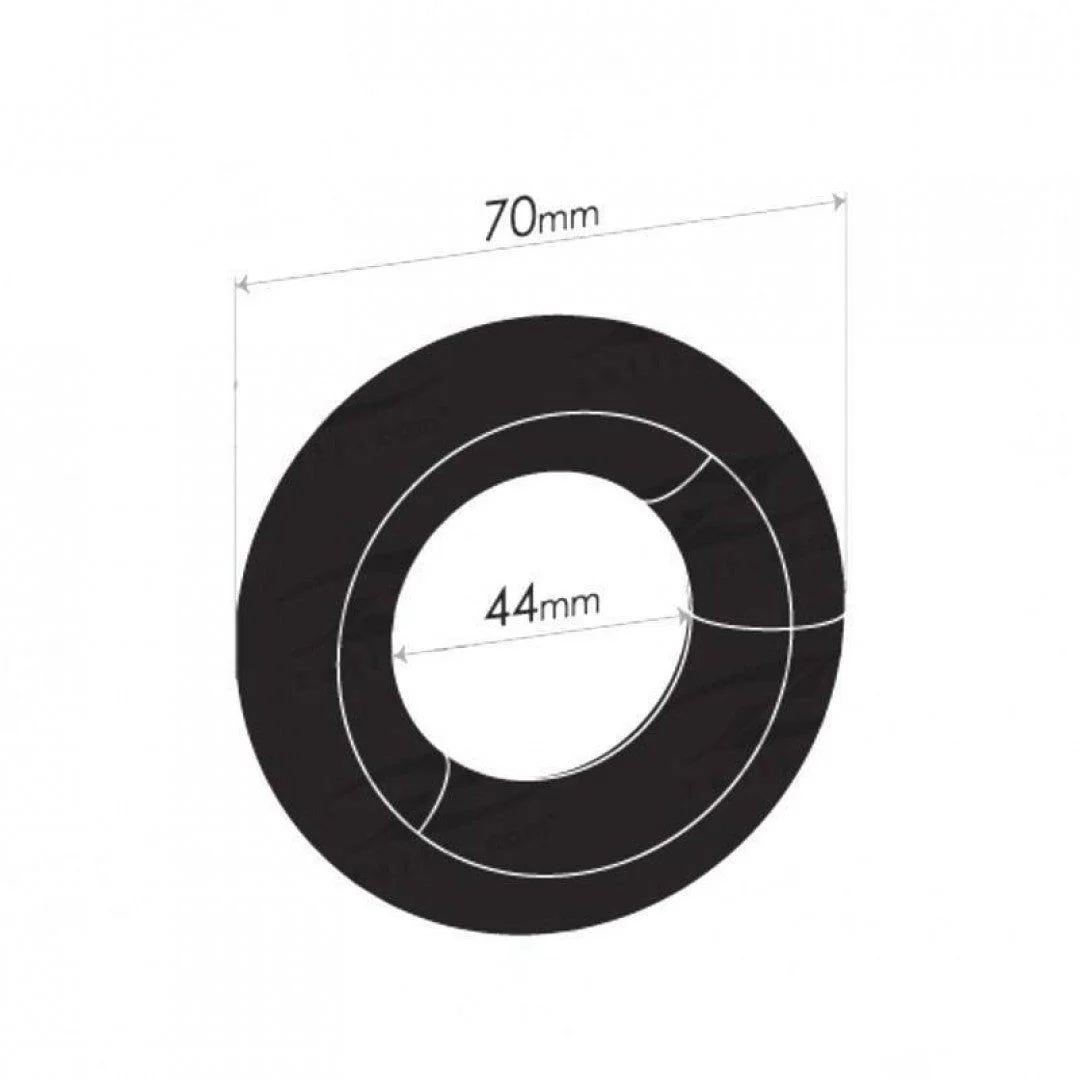 Exhaust Rubber - Universal Ring Rubber Inside Diameter (44mm), Outside Diameter (70mm), Soft - Image 2