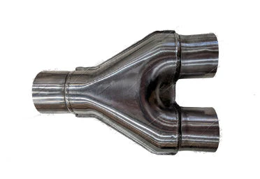 Mercury - SINGLE 3" IN - DUAL 2.1/2" OUT S409 Y-PIPE POLISHED