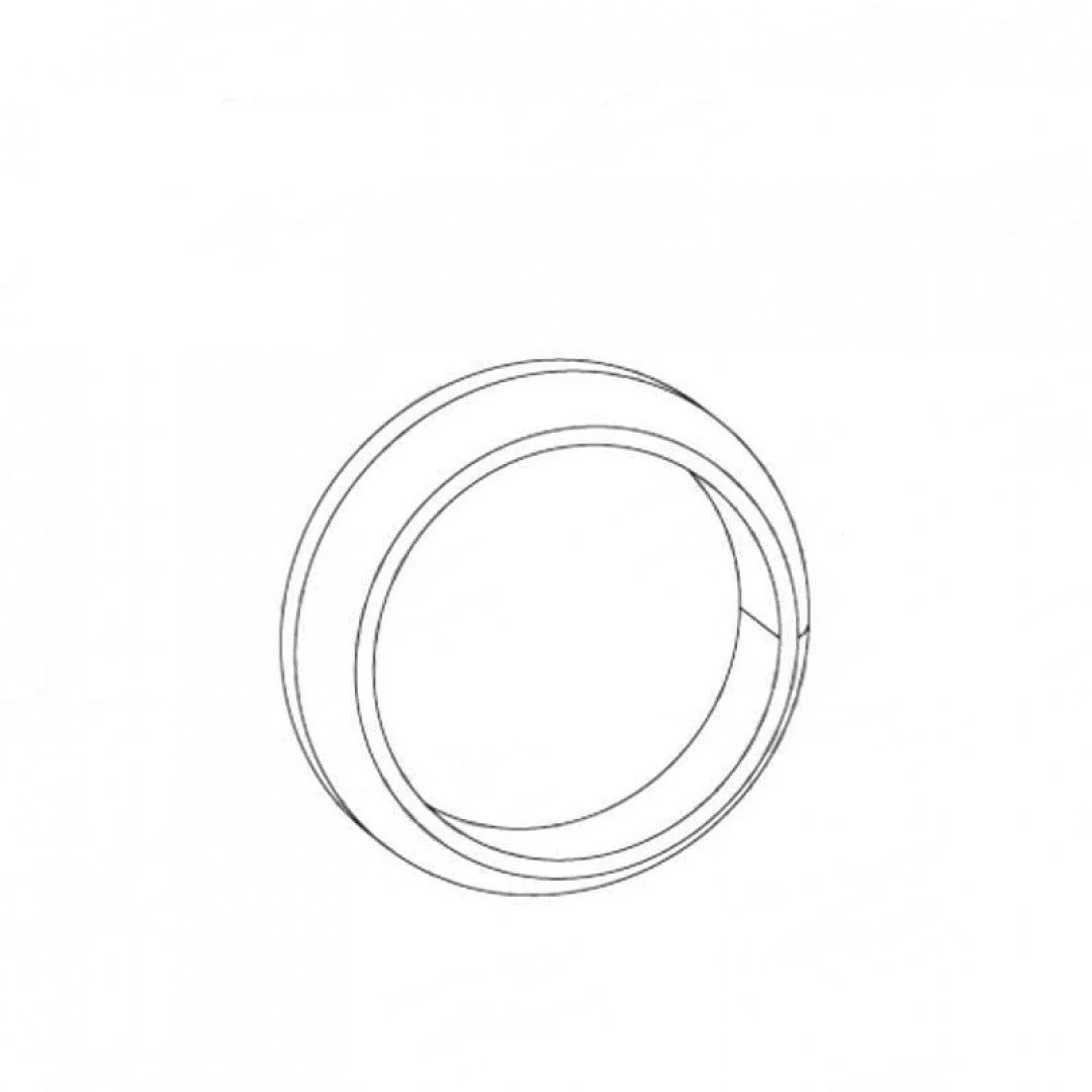 Single Taper Ring Gasket - ID 45mm, OD 61mm, THK 17mm, Graphite