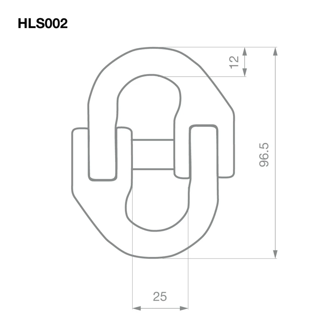 TAG | Hammer Lock Chain Connector Kit (Pair) 10mm 3150kg | HLS002 - Image 3