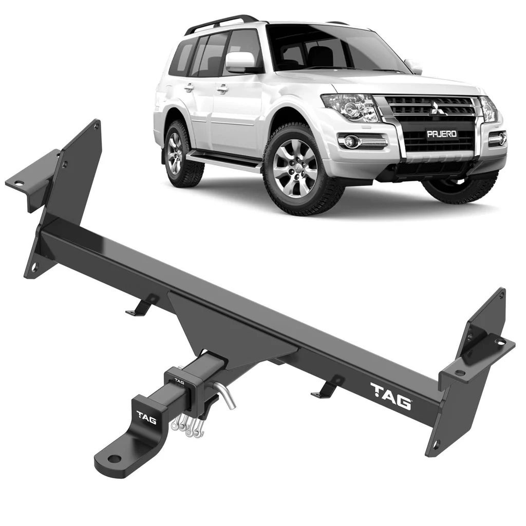 TAG | Heavy Duty Towbar & Direct Fit Wiring Kit | Mitsubishi Pajero NM NP Wagon 2000–2006 | T4C284-K201