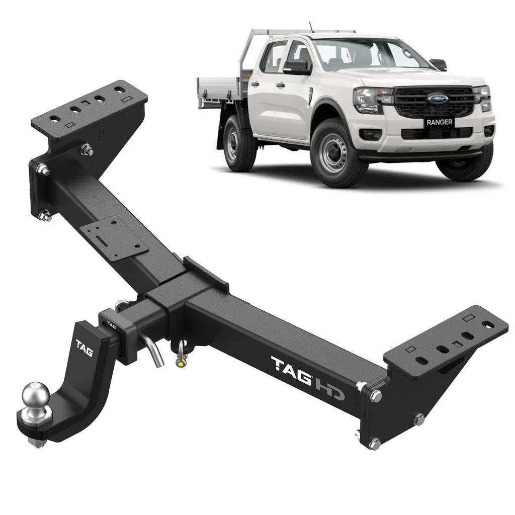 TAG | Heavy Duty Towbar & Jaeger Wiring Kit | Ford Ranger PY 2022–2024, VW Amarok NF 2022–on | T7F841-K201