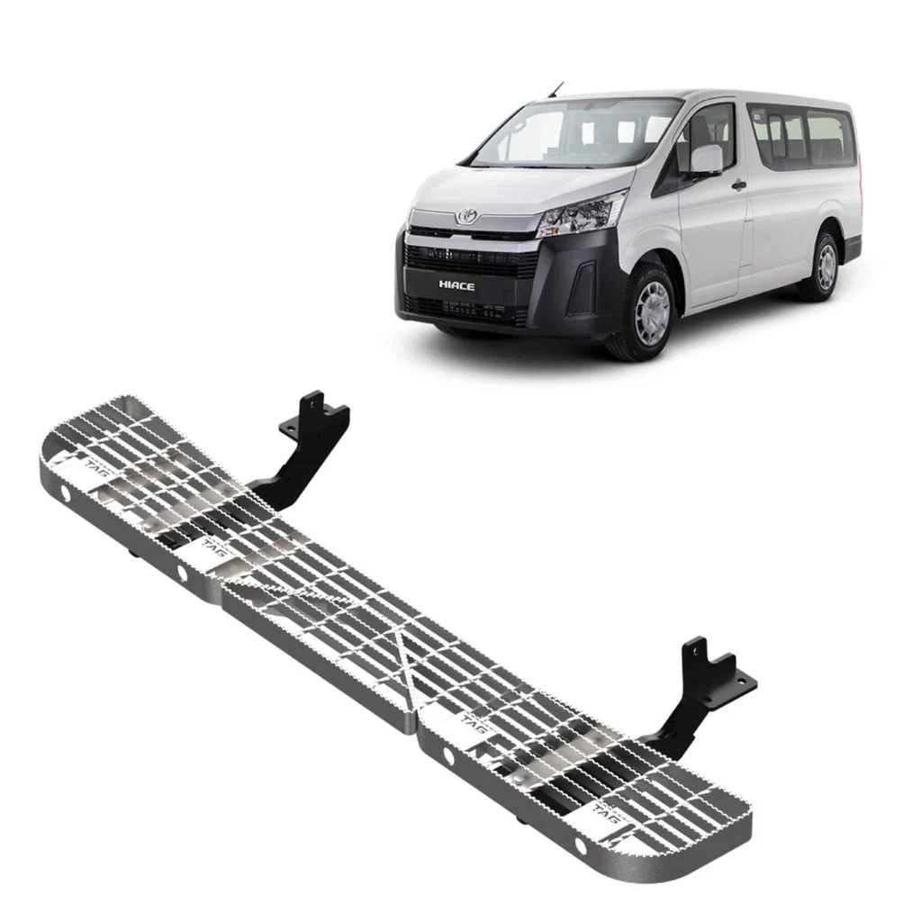 TAG | High Clearance Galvanised Rear Step & Sensor Kit | Toyota Hiace/Commuter Van 2019–2025 | TST885-K010 - Image 2